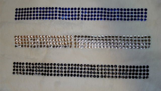 collection 4 stud bands on shorn rabbit